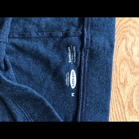 Maternity Gray Capri Leggings - Picture 2 of 2